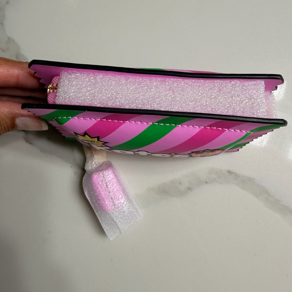 Kate Spade Pink and Green Striped Wallet - Picture 9 of 10